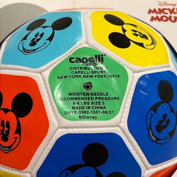 NIB Disney Mickey Mouse Soccer Ball - Picture 5 of 7